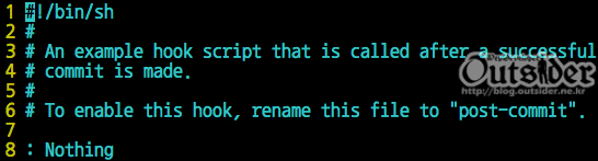 post-commit.sample의 파일내용 