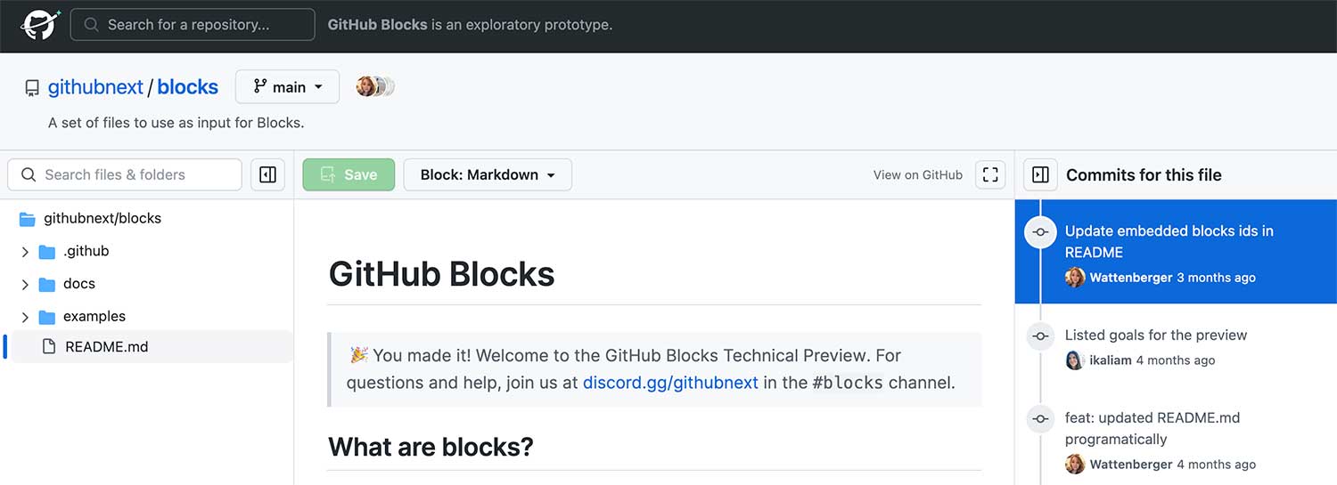 GitHub Blocks 저장소