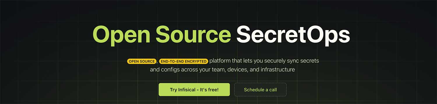 Infisical - Open Source SecretOps