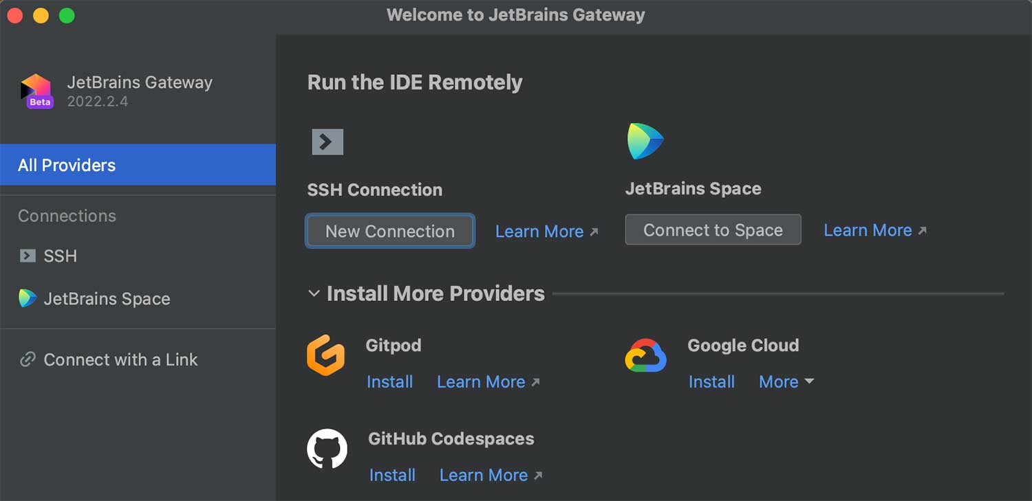 JetBrains Gateway