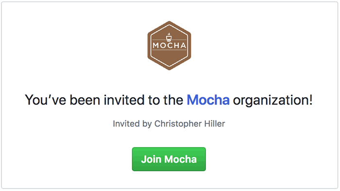 GitHub에서 온 초대 메일