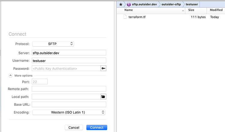 SFTP 프로그램으로 서버에 접속해서 파일을 업로드