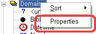 ERWin Domains Properties