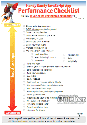 Performance Checklist PDF 스크린샷 