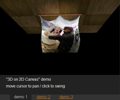 3D on 2D Canvas Demo 1