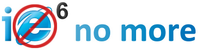 IE6 no more 로고 