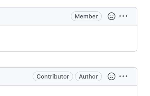 GitHub 이슈에 컨트리뷰터와 메인테이너 표시