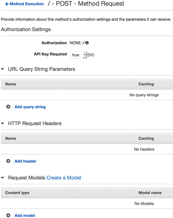 AWS API Gateway 콘솔
