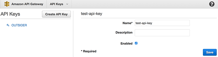 AWS API Gateway 콘솔