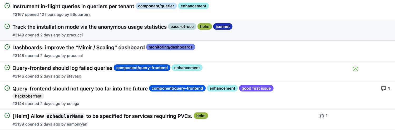GitHub 이슈에 달린 레이블