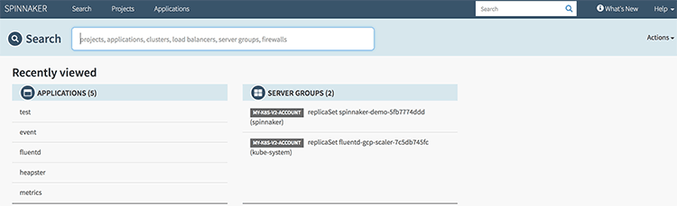Spinnaker UI