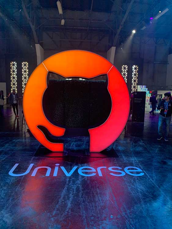GitHub Universe 입구