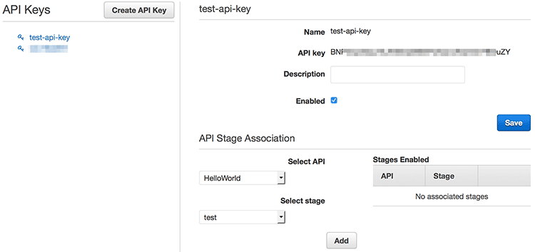 AWS API Gateway 콘솔